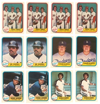 1981 Fleer Baseball Mega Collection Including Multiple Complete Sets (Over 5000 Cards Provided)